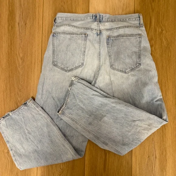 Agolde Criss Cross Straight Leg Jeans - Picture 3 of 7